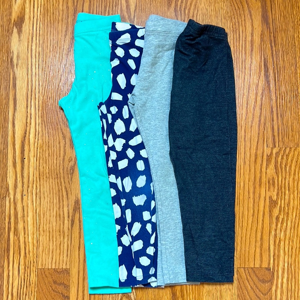 4 Long Leggings 4T various colors